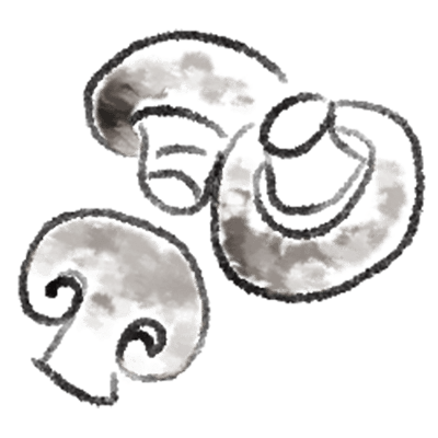 キノコのイラスト